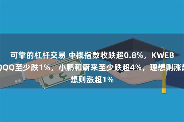 可靠的杠杆交易 中概指数收跌超0.8%，KWEB和CQQQ至少跌1%，小鹏和蔚来至少跌超4%，理想则涨超1%