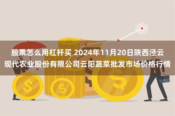 股票怎么用杠杆买 2024年11月20日陕西泾云现代农业股份有限公司云阳蔬菜批发市场价格行情