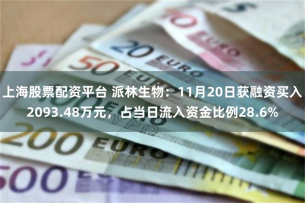 上海股票配资平台 派林生物：11月20日获融资买入2093.48万元，占当日流入资金比例28.6%