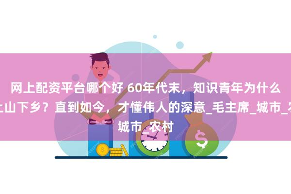 网上配资平台哪个好 60年代末，知识青年为什么要上山下乡？直